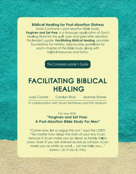 Facilitating Biblical Healing - Men's Leader's Guide. 